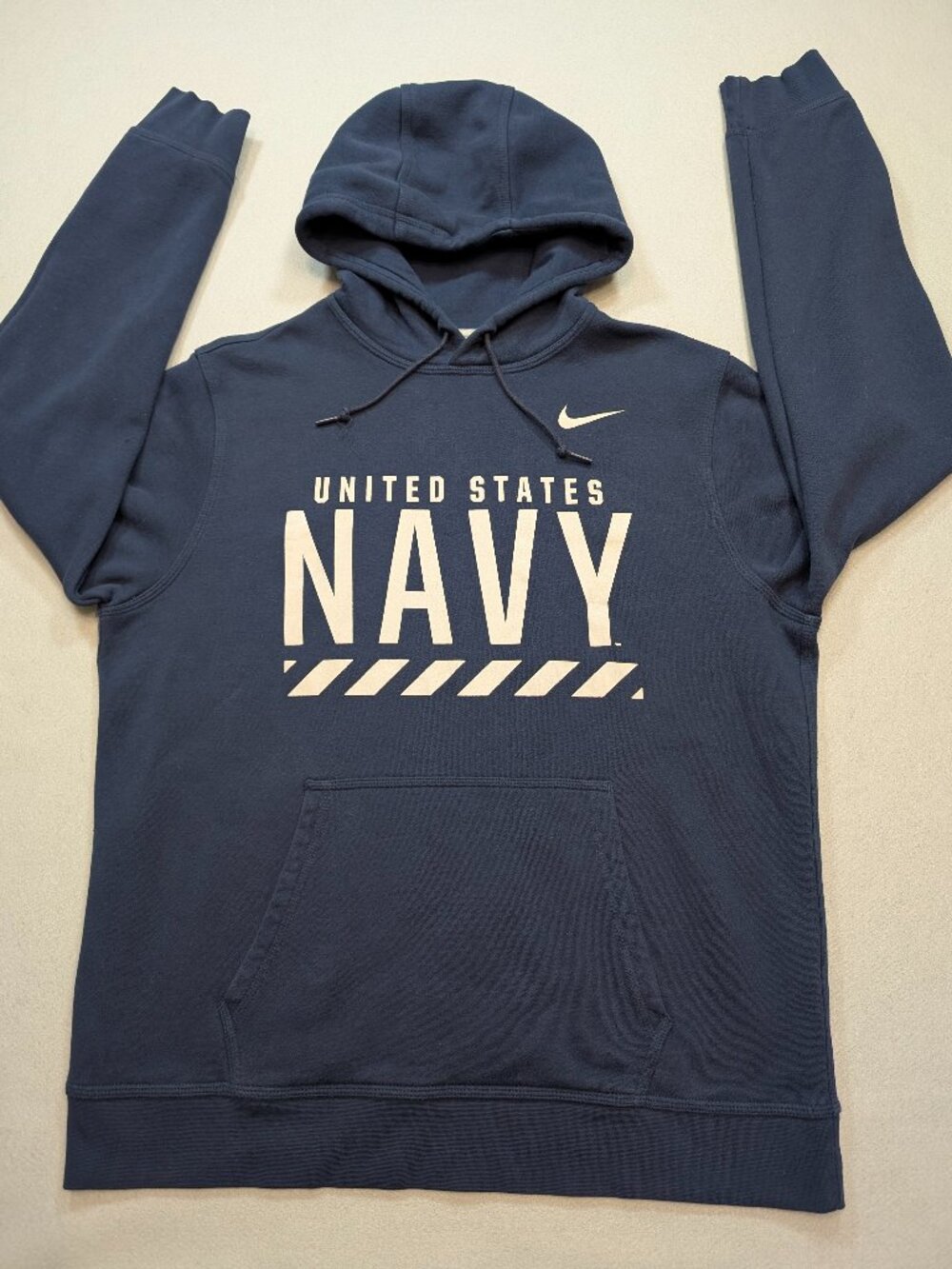 Nike United States Navy Hoodie Navy Blue Fleece Pullover Men's XL